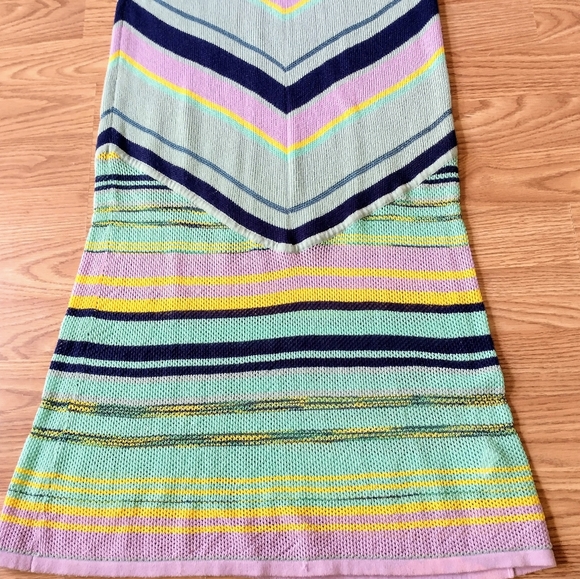 Nanette Lepore Issos Tambourine Mix-Stripe Maxi Dress Size Small Stripe Knit - Picture 5 of 8